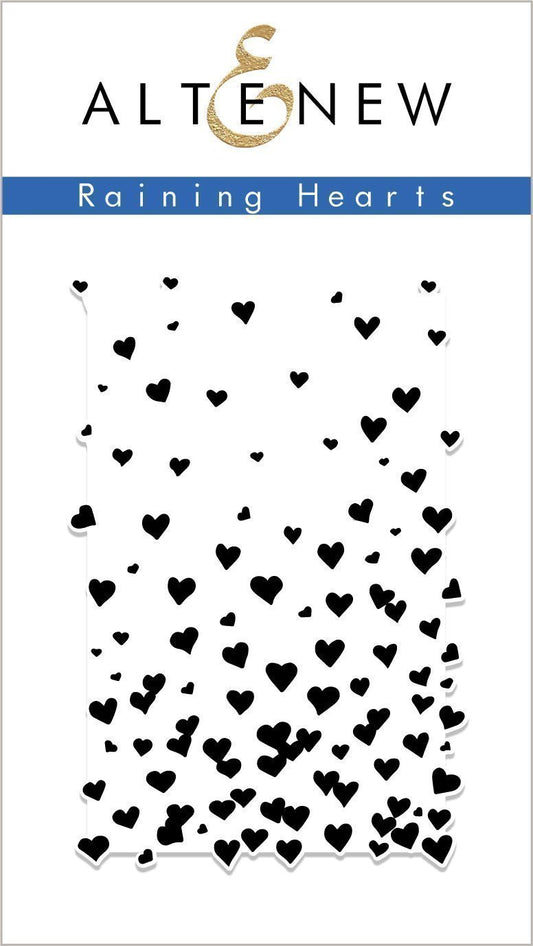 Altenew - Raining Hearts - Clear Stamps 2x3