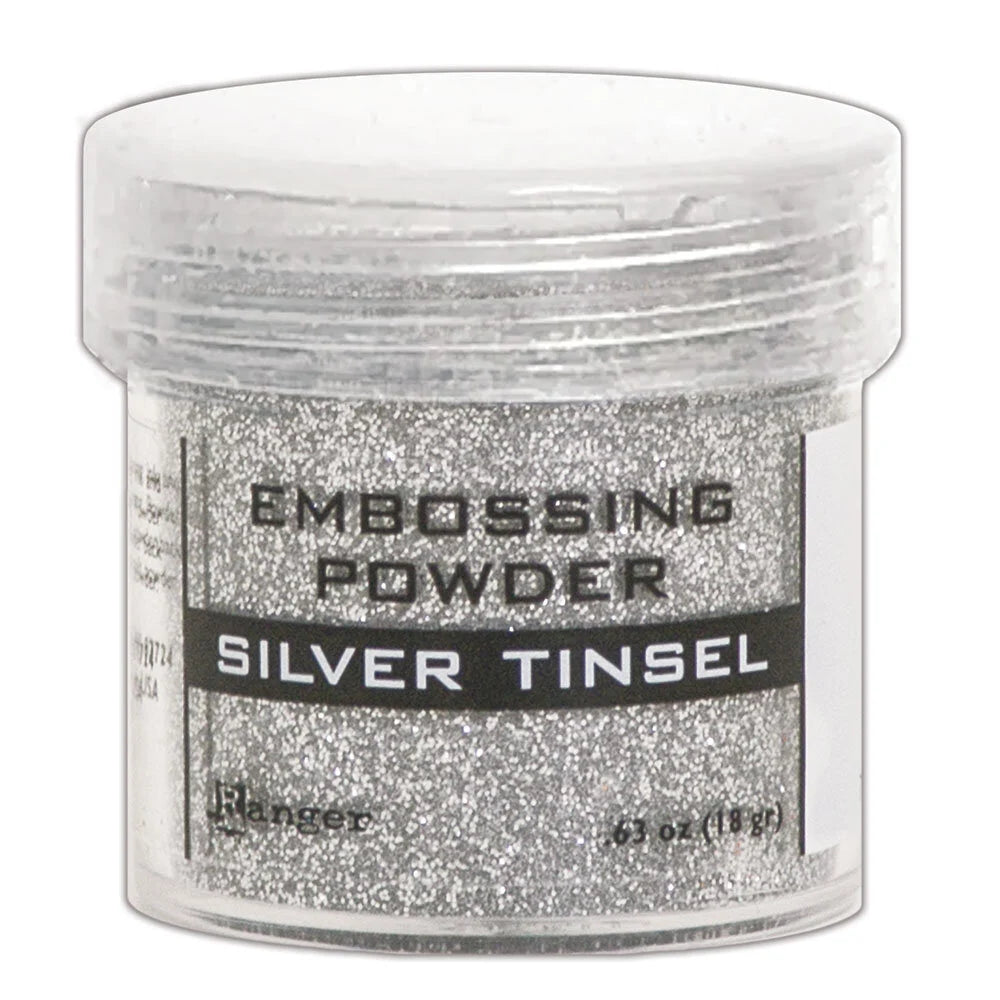Ranger Embossing Powder Silver Tinsel 28 g in Silber