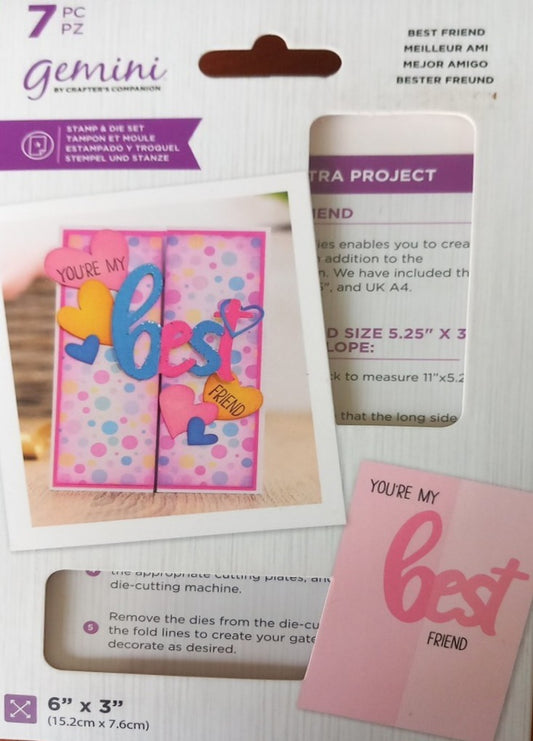Gemini Stempel und Stanze Best Friend