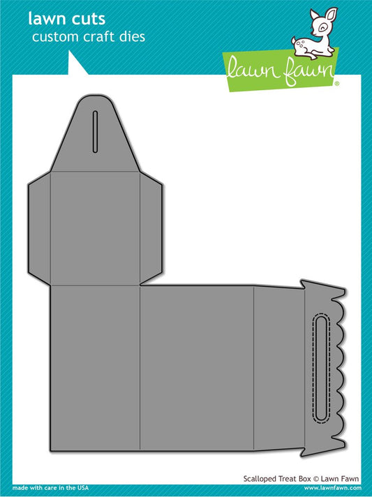Lawn Fawn - Scalloped Treat Box - Cuts
