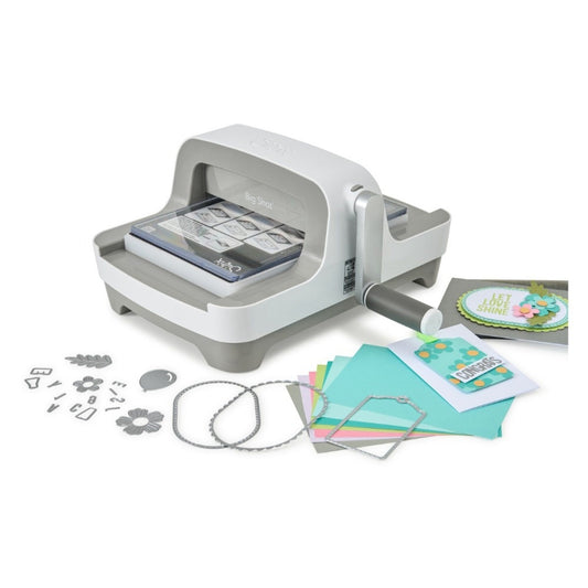 Sizzix Big Shot Machine Starter Kit, moderne Stanz- und Prägemaschine für Bastelprojekte