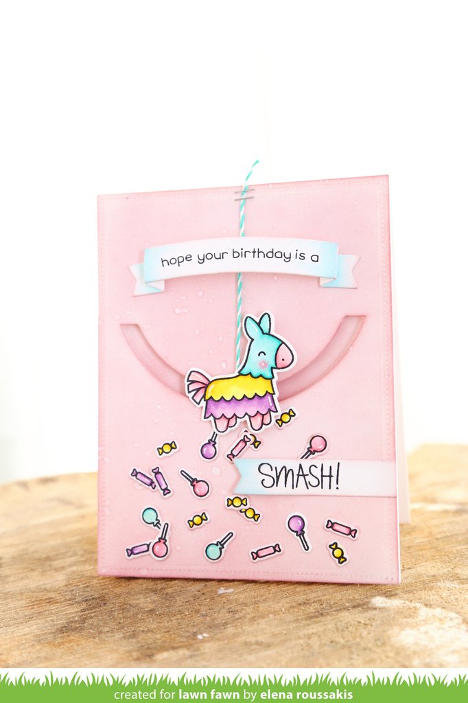 Lawn Fawn - Year Seven - Clear Stamp 2x3