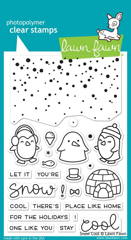 Lawn Fawn - Snow Cool - Clear Stamp 4x6