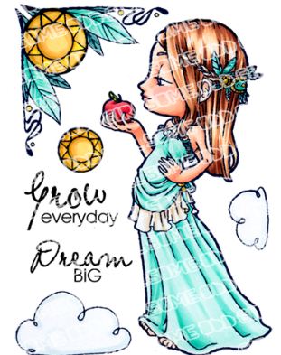 Some Odd Girl - Stempelset 3x4" - Grow