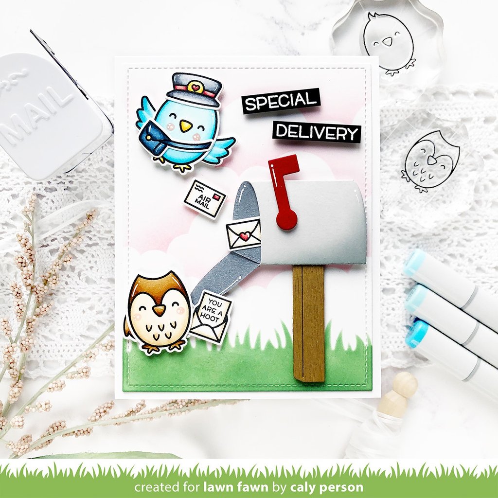 Lawn Fawn - Special Delivery - Clear Stamp 4x6