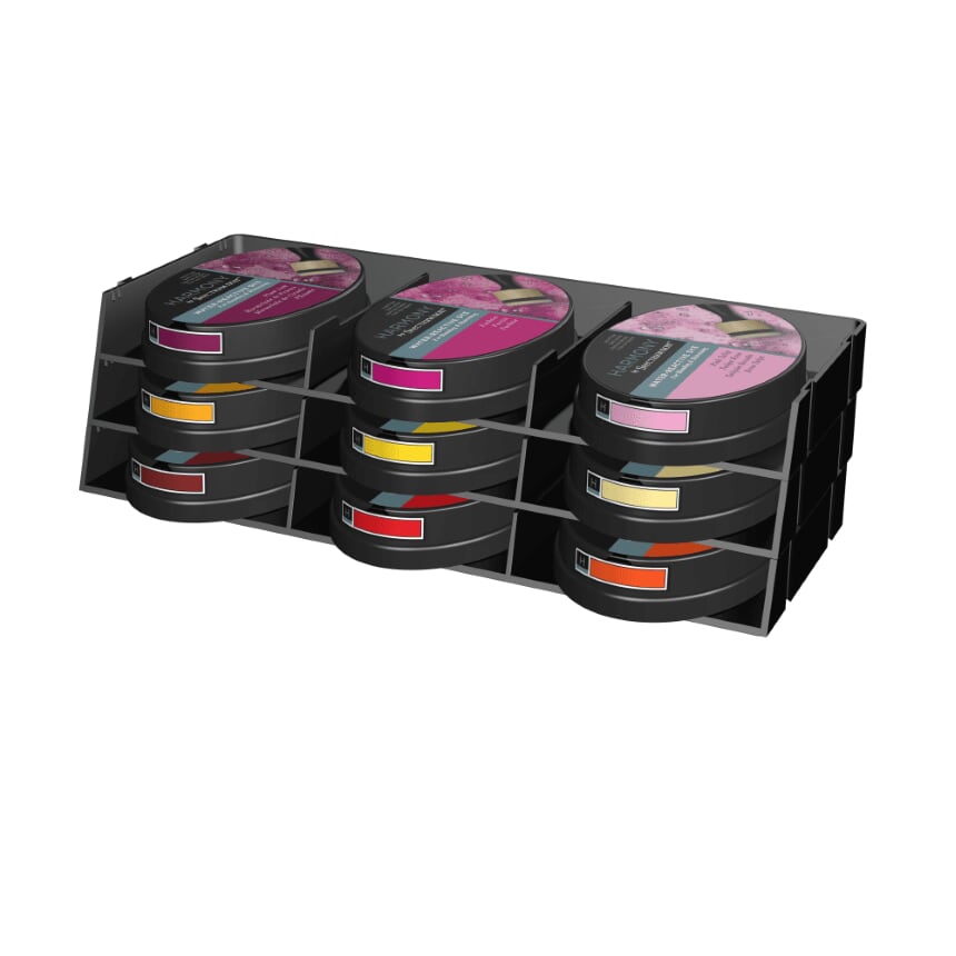 spectrum noir aufbewahrung Spectrum Noir Ink Pad Storage Trays 6/Pkg Schwarz – bastel-traum.ch