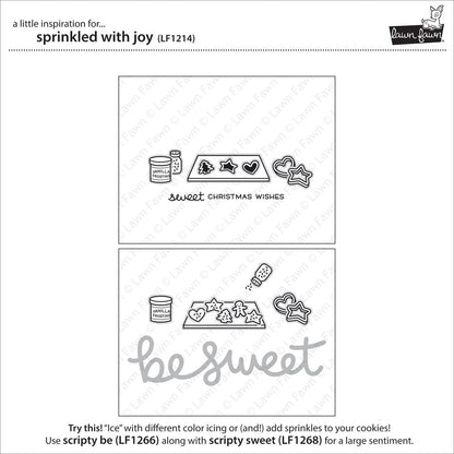 Lawn Fawn - Sprinkled With Joy - Clear Stamp 4x6