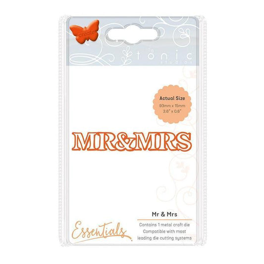 Tonic Studios Stand Alone Stanzen Mr & Mrs