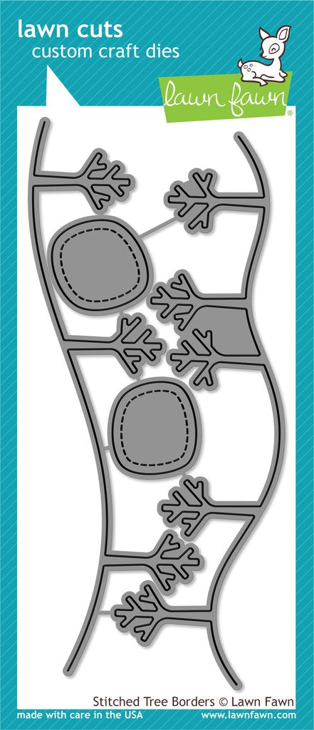 Lawn Fawn - Stitched Tree Borders - Cuts
