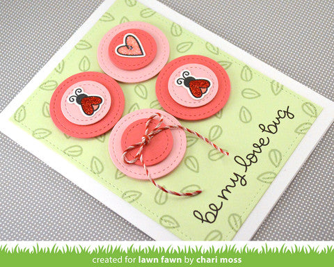 lawn fawn clear stamps bugs and kisses