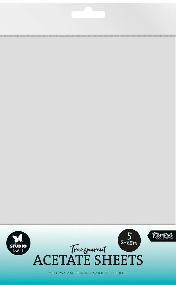 Acetate Sheets A4 Transparent (5Stk)