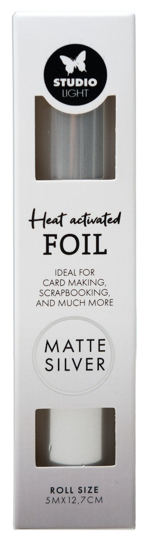 silber matt, verpackt Studio Light Heat Activated Foil – HeissfolienrolleHeat Activated Foil