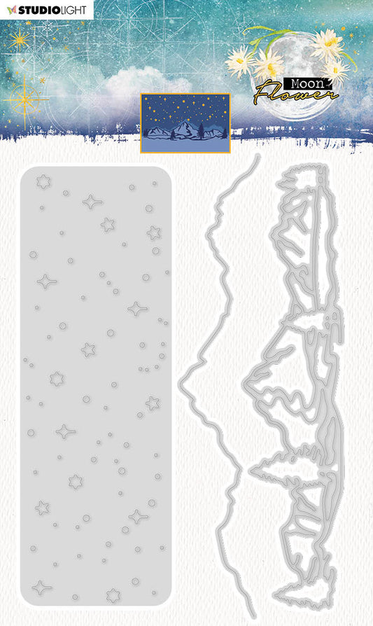 Studio Light - Moon Flower - Stand alone Stanzen - North Pole Scenery