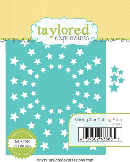 Taylored Expressions Die - Shining Star Cutting Plate 1/4