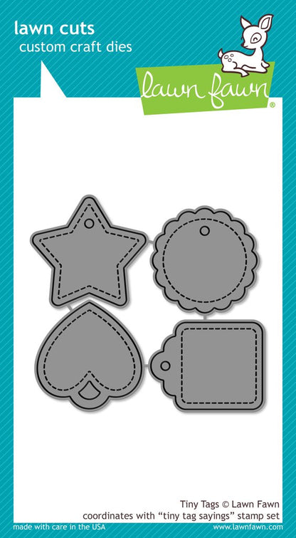 Lawn Fawn - Tiny Tags - Cuts