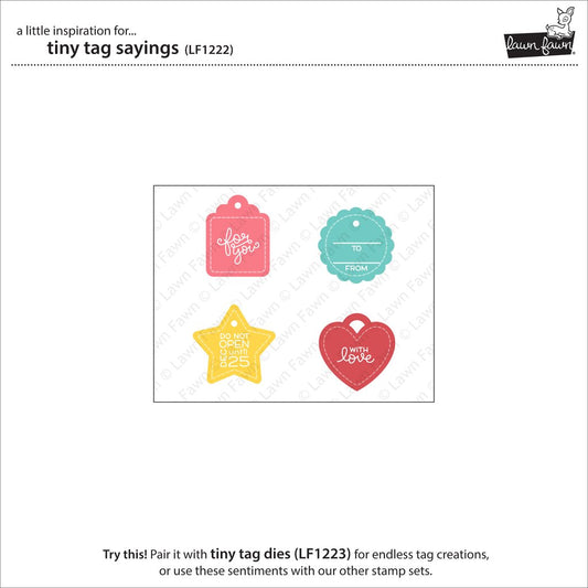 Lawn Fawn - Tiny Tags - Cuts