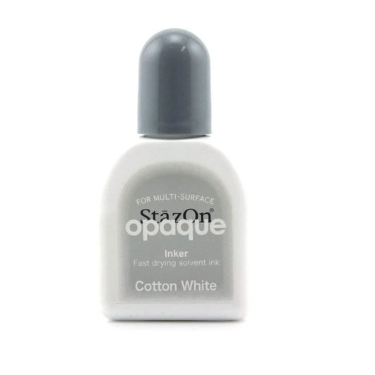 StazOn Opaque Solvent Ink Refill Cotton White 15ml