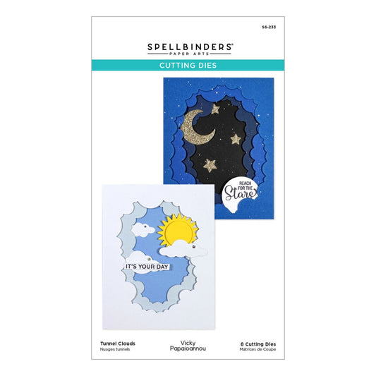 Tunnel Clouds Etched Dies (S6-233)