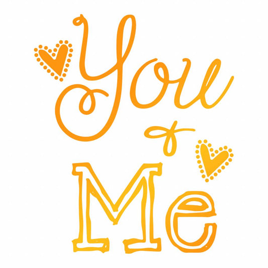 Ultimate Crafts - You and Me - Hotfoil Stamp