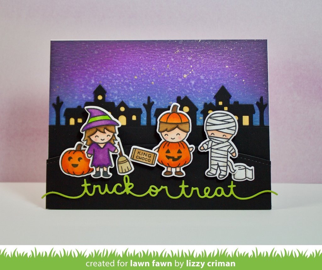 Lawn Fawn - Village Border - Stanze