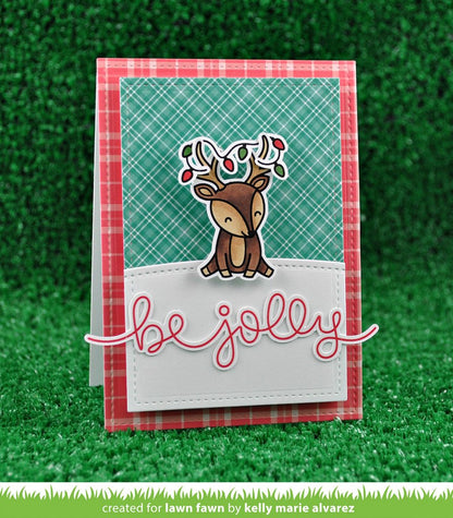 Lawn Fawn - Winter Big Scripty Words - Clear Stamp 4x6