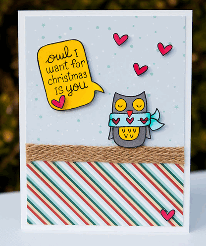 wn Fawn Lawn Cuts Winter Owl Beispiel