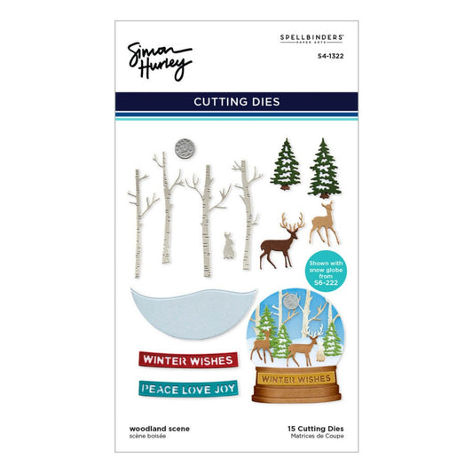 Simon Hurley - Woodland Scene Etched Dies 