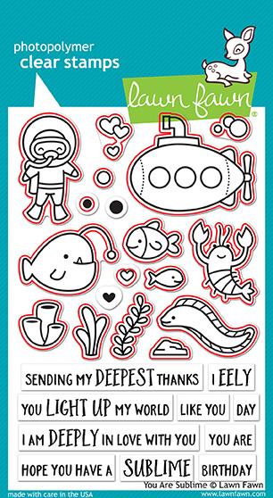 Lawn Fawn - You Are Sublime - Stanzen