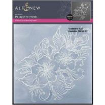 Altenew - 3D Embossing Folder - Decorative Florals 3D