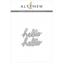 Altenew - Handwritten Hello - Stanze