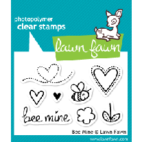 Lawn Fawn - Bee Mine - Clear Stamps 2x3