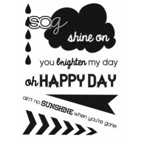Some Odd Girls - Happy Day - Clear Stamps 3x4