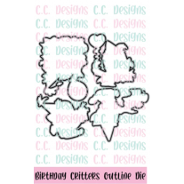 C.C. Designs - Birthday Critters - Stanzen