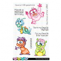 C.C. Designs - Monsters - Clear Stamp 4x6 (ABVERKAUF)