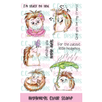 C.C. Designs - Hedgehog - Clear Stamps 4x6