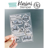 Klartext-Stempel - Seelenverwandt - Clear Stamp Set 4x6
