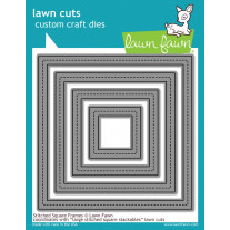 Lawn Fawn - Stitched Square Frames - Stanzen