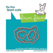 Lawn Fawn - RAWR Flip-Flop - Stanzen