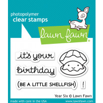 Lawn Fawn - Year Six - Clear Stamps 2x3