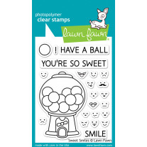 Lawn Fawn - Sweet Smiles - Clear Stamps 3x4