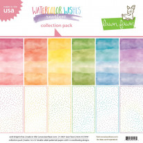 Lawn Fawn - Collection Pack - Watercolor Wishes Rainbow
