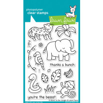 Lawn Fawn - Critters In The Jungle - Clear Stamps 4x6