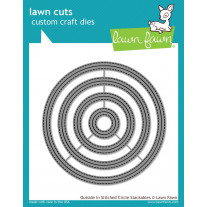 Lawn Fawn - Outside In Stitched Circle Stackables - Stanzen