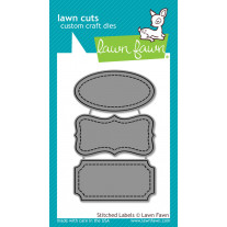 Lawn Fawn - Stitched Labels - Stanzen