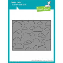 Lawn Fawn - Stitched Cloud Backdrop - Landscape - Stanze