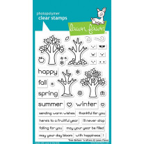 Lawn Fawn - Tree before 'n afters - Clear Stamp 4x6