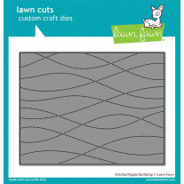 Lawn Fawn - Stitched Ripple Backdrop - Stand Alone Stanze