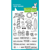 Lawn Fawn - Beachy Christmas - Clear Stamps 4x6