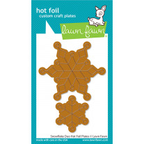 Lawn Fawn - Snowflake Duo - Hot Foil Plates