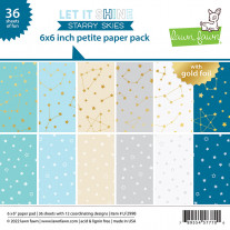 Lawn Fawn - Petite Pack 6x6 - Let it shine starry skies